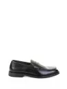 Mocassino nero in pelle
