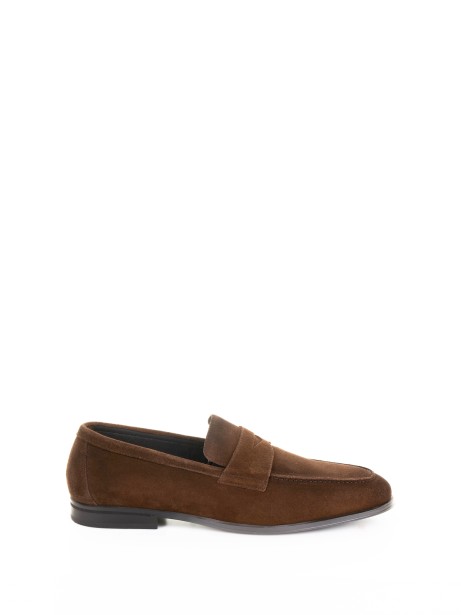 Mocassino marrone in suede