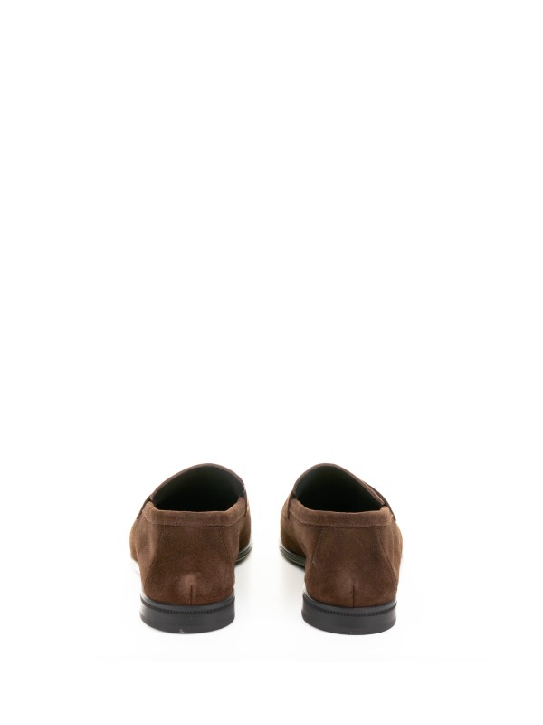 Mocassino marrone in suede