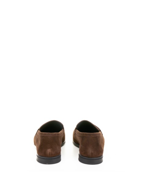 Mocassino marrone in suede
