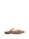 Sabot leopardato in suede