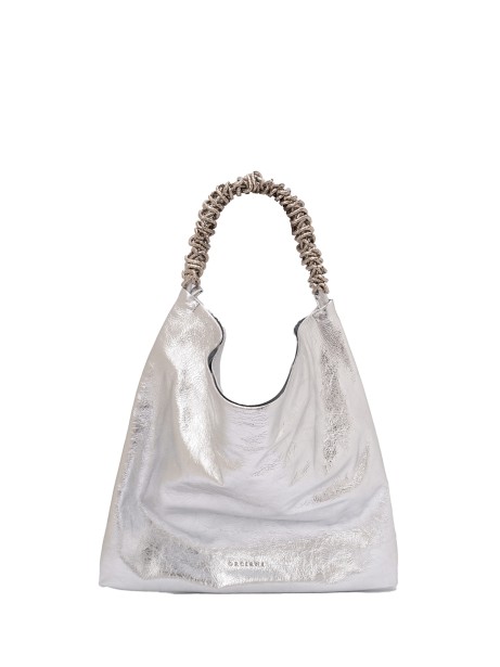 Todo Sense Shoulder Bag in Hammered Leather
