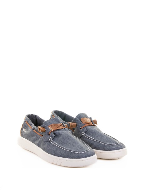 Black Canvas Boat Moccasin