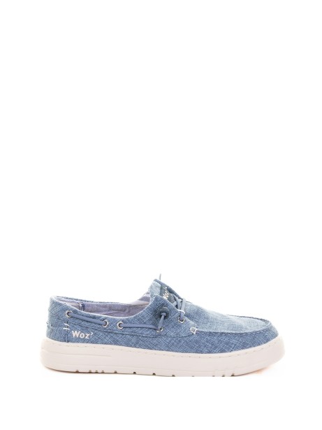 Jeans Boat Moccasin in Fabric