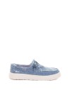 Jeans Boat Moccasin in Fabric