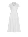 Long Optical White Dress