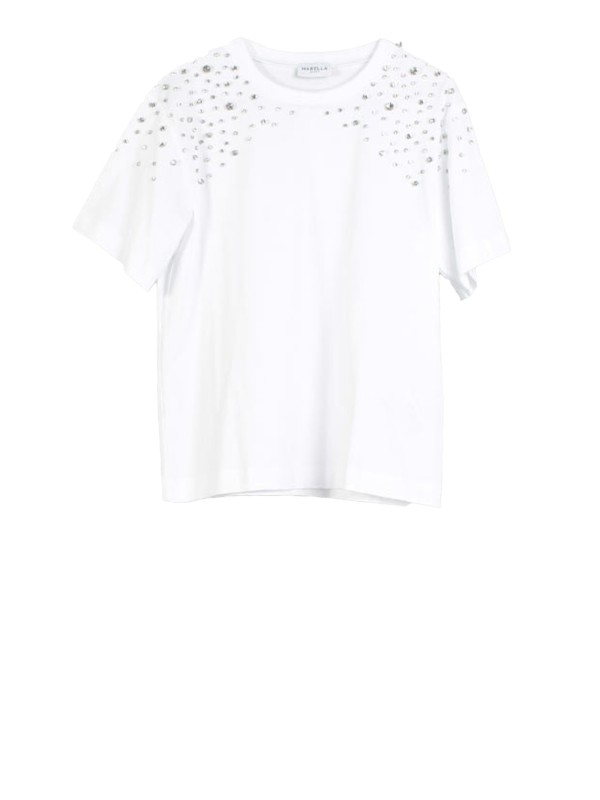 T-shirt con strass