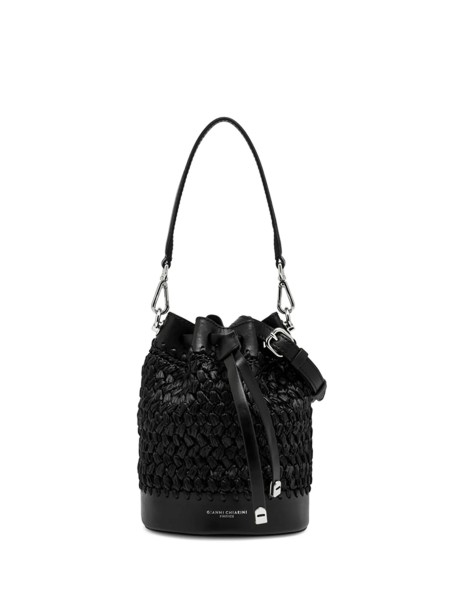 Natalia Raffia Bucket Bag