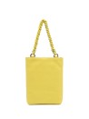 Camilla mini bag in hammered leather with chain handles