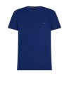 T-shirt slim fit con bandierina ricamata