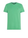 Slim Fit T-Shirt with Embroidered Flag
