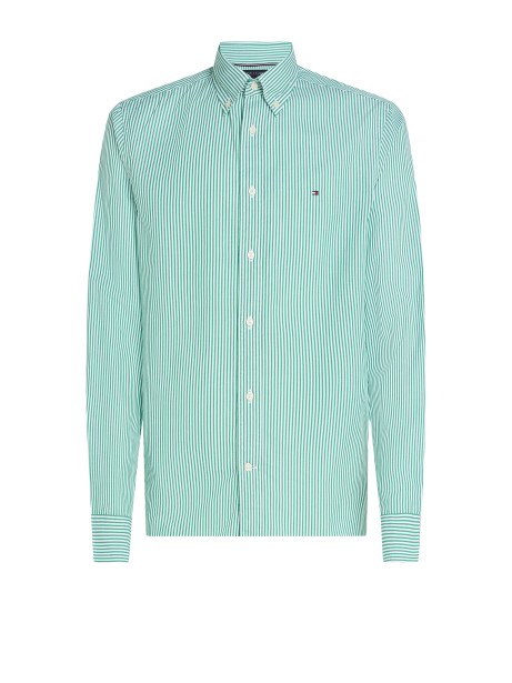 Regular Fit Striped Poplin Shirt