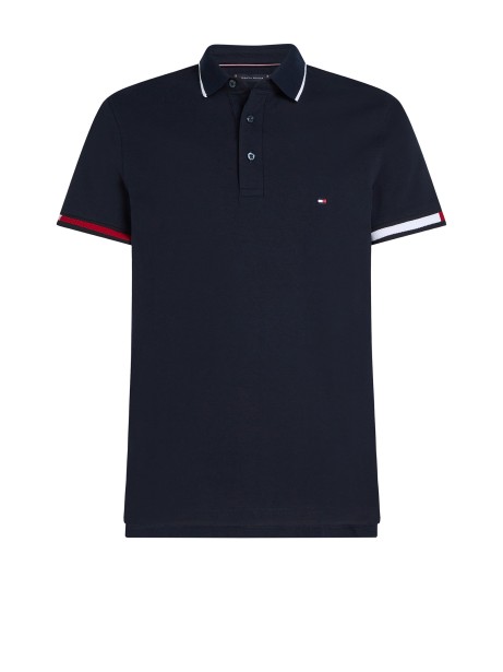 Polo slim fit con dettagli iconici
