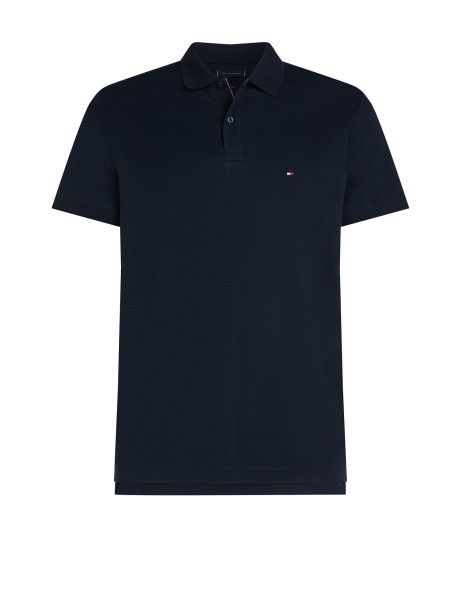 Navy blue regular fit polo shirt