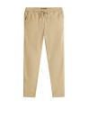 Pantaloni Harlem relaxed fit affusolati in misto lino
