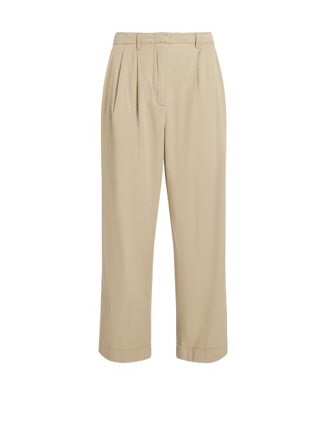 Beige Women's Trousers