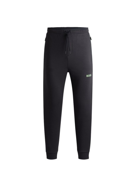Pantalone nero con logo