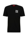 T-shirt nera con logo