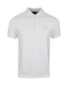 Polo uomo bianca con logo