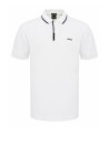 Polo uomo bianca con logo