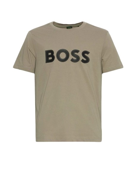 T-shirt con scritta logo