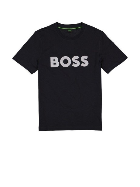 T-shirt con scritta logo