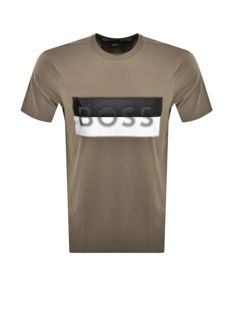 T-shirt con scritta logo