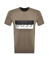 T-shirt con scritta logo