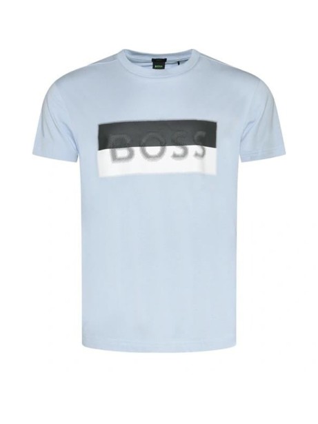 T-shirt con scritta logo