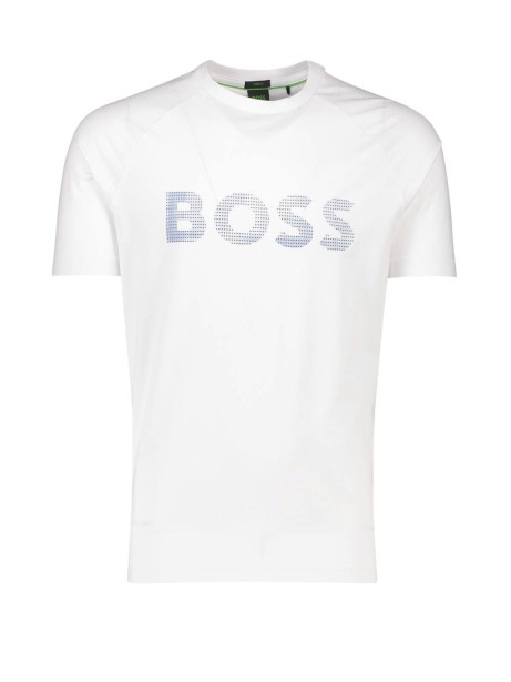 T-shirt con scritta logo
