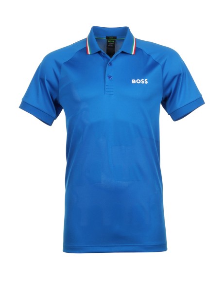 Polo blu uomo