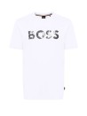T-shirt con scritta logo