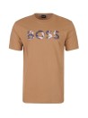 T-shirt con scritta logo