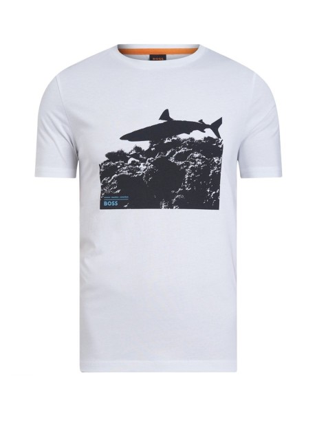 T-shirt bianca con stampa