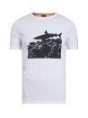 T-shirt bianca con stampa
