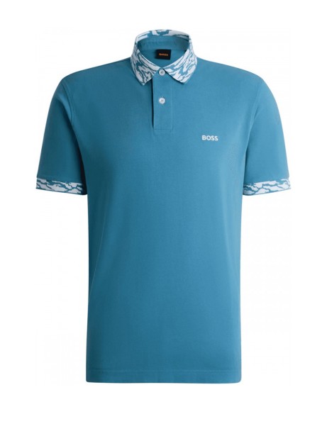 Polo uomo con logo