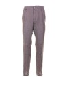 Pantalone uomo tortora in lino
