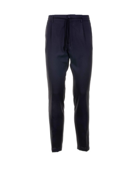 Pantalone uomo nero in nylon