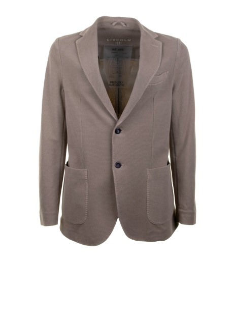 Giacca Oxford uomo monopetto
