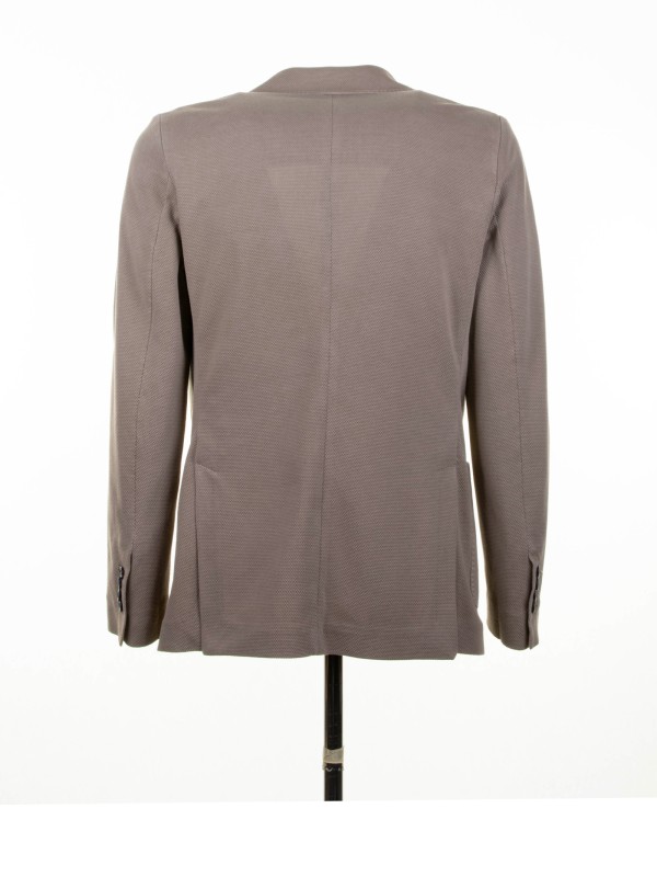 Giacca Oxford uomo monopetto