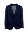Giacca uomo monopetto navy in cotone