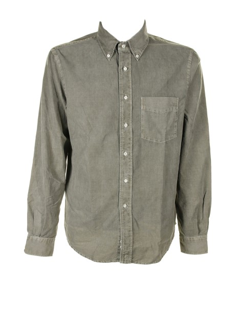 Camicia a maniche lunghe verde