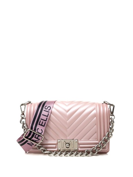 Borsa a tracolla rose motivo a zig zag