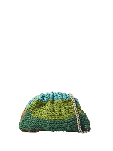 Pochette crochet multicolore
