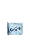 Pochette Aline in lino a righe
