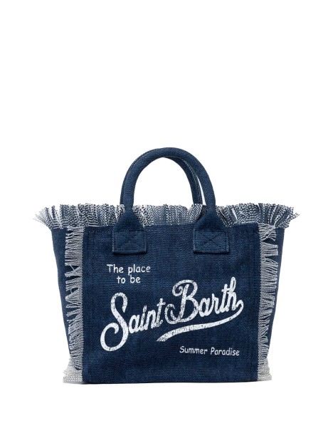Borsa Colette in tela di cotone indaco