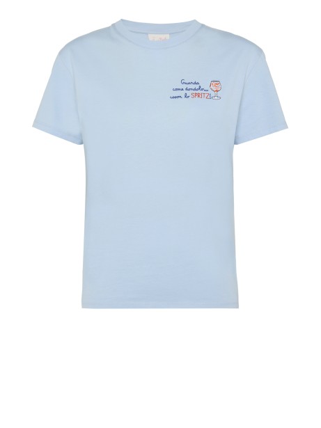 Light blue women's t-shirt "Spritz"