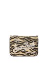 Pochette Parisienne in paglia stampa zebrata
