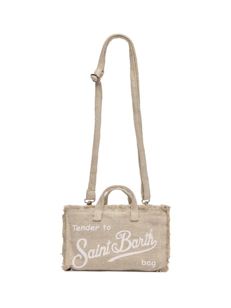 Portacellulare in lino beige