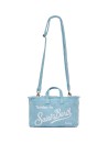 Light Blue Linen Cell Phone Holder
